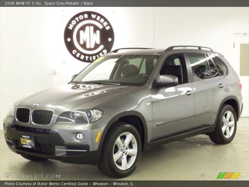 Space Grey Metallic / Black 2008 BMW X5 3.0si