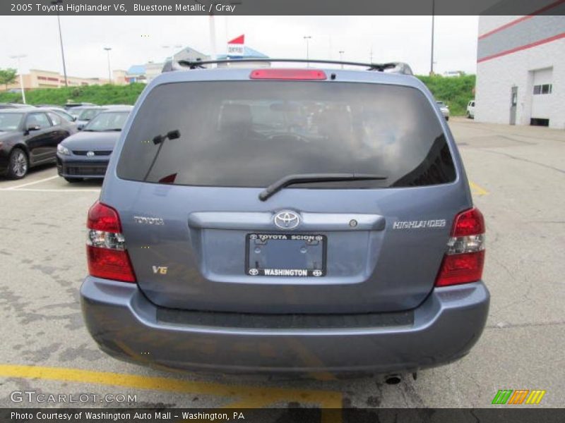 Bluestone Metallic / Gray 2005 Toyota Highlander V6