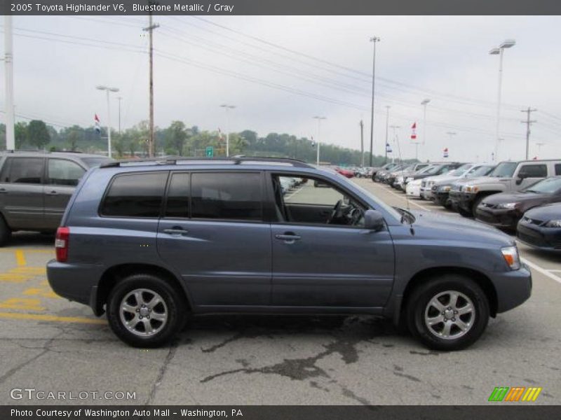 Bluestone Metallic / Gray 2005 Toyota Highlander V6