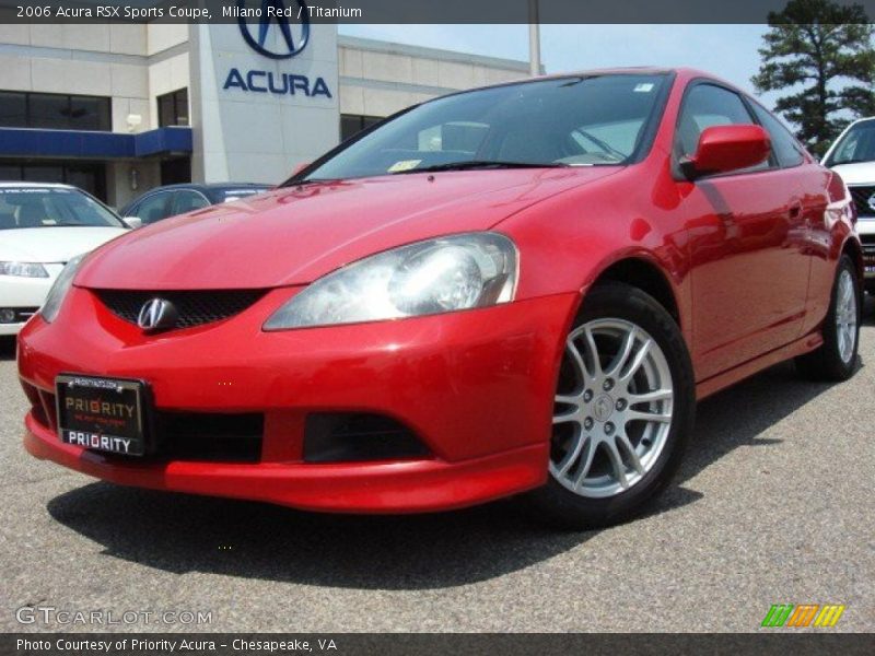  2006 RSX Sports Coupe Milano Red