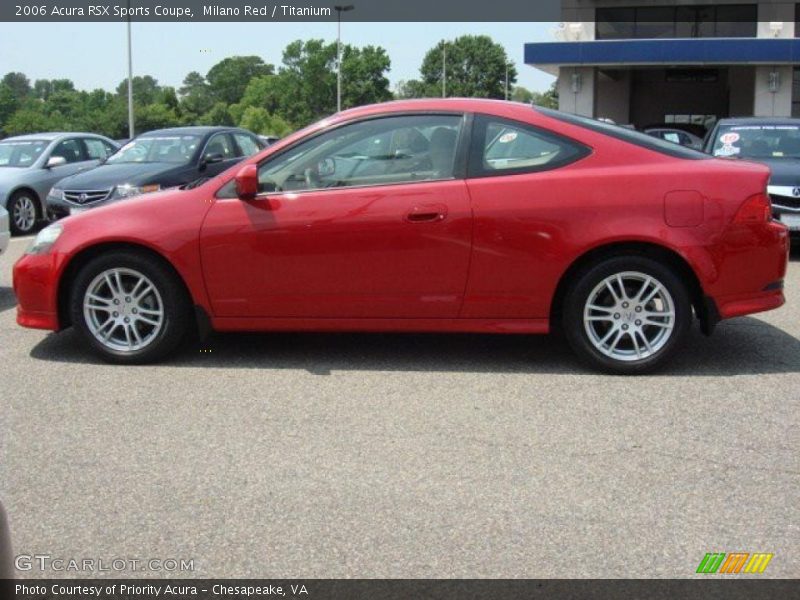  2006 RSX Sports Coupe Milano Red