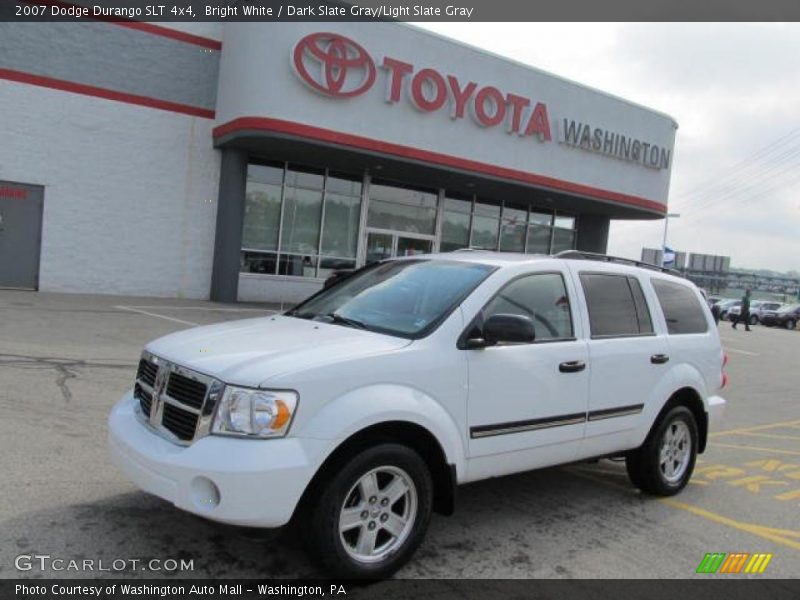 Bright White / Dark Slate Gray/Light Slate Gray 2007 Dodge Durango SLT 4x4