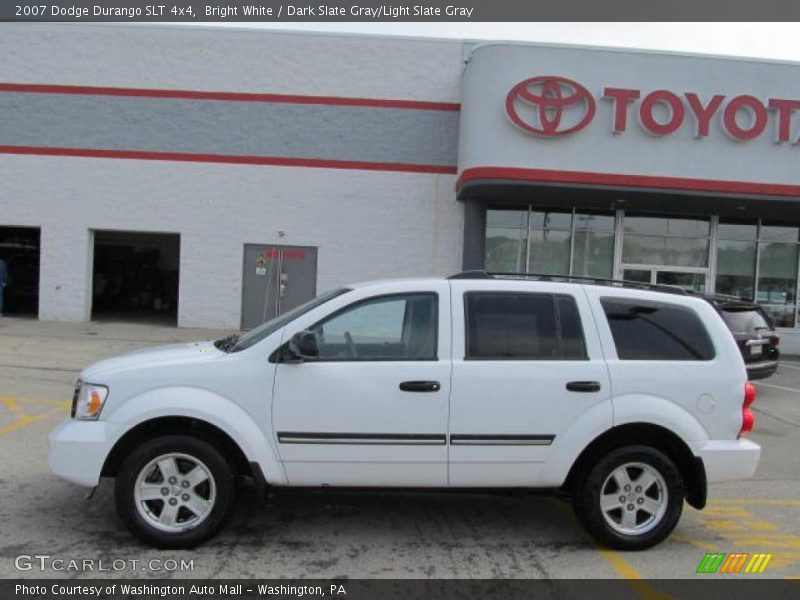 Bright White / Dark Slate Gray/Light Slate Gray 2007 Dodge Durango SLT 4x4