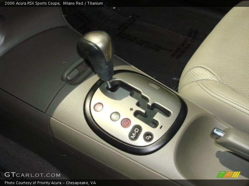  2006 RSX Sports Coupe 5 Speed Automatic Shifter