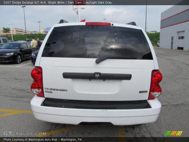 Bright White / Dark Slate Gray/Light Slate Gray 2007 Dodge Durango SLT 4x4