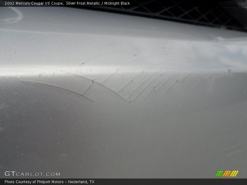 Silver Frost Metallic / Midnight Black 2002 Mercury Cougar V6 Coupe