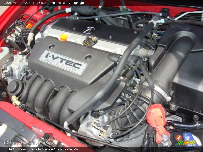 2006 RSX Sports Coupe Engine - 2.0 Liter DOHC 16-Valve i-VTEC 4 Cylinder