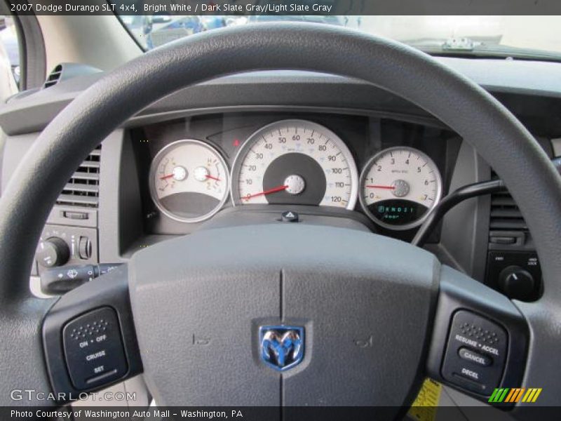 Bright White / Dark Slate Gray/Light Slate Gray 2007 Dodge Durango SLT 4x4