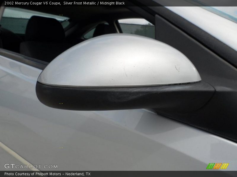 Silver Frost Metallic / Midnight Black 2002 Mercury Cougar V6 Coupe