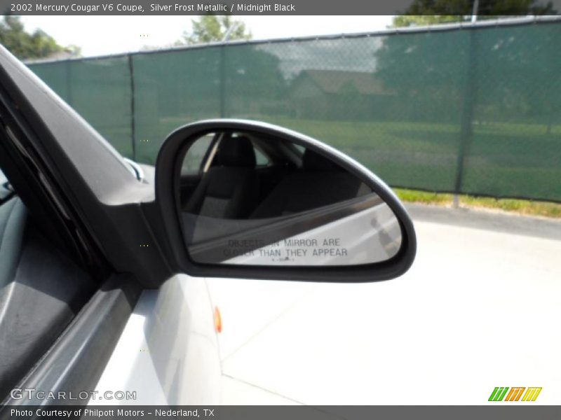 Silver Frost Metallic / Midnight Black 2002 Mercury Cougar V6 Coupe