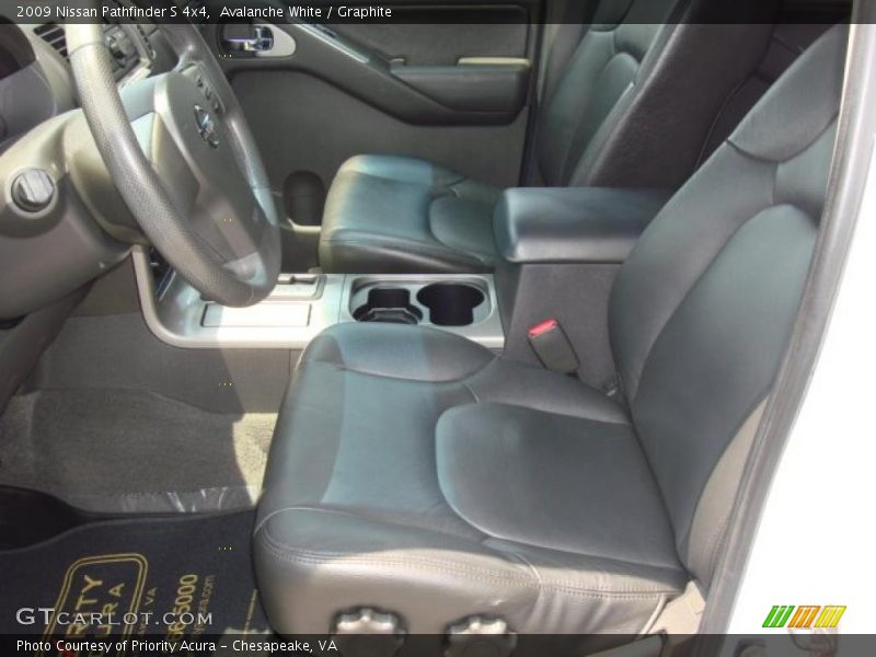 Avalanche White / Graphite 2009 Nissan Pathfinder S 4x4