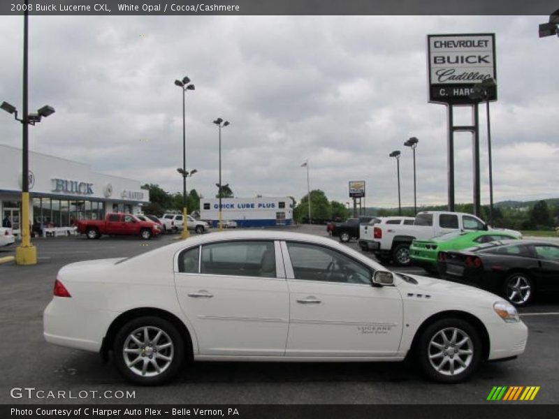 White Opal / Cocoa/Cashmere 2008 Buick Lucerne CXL