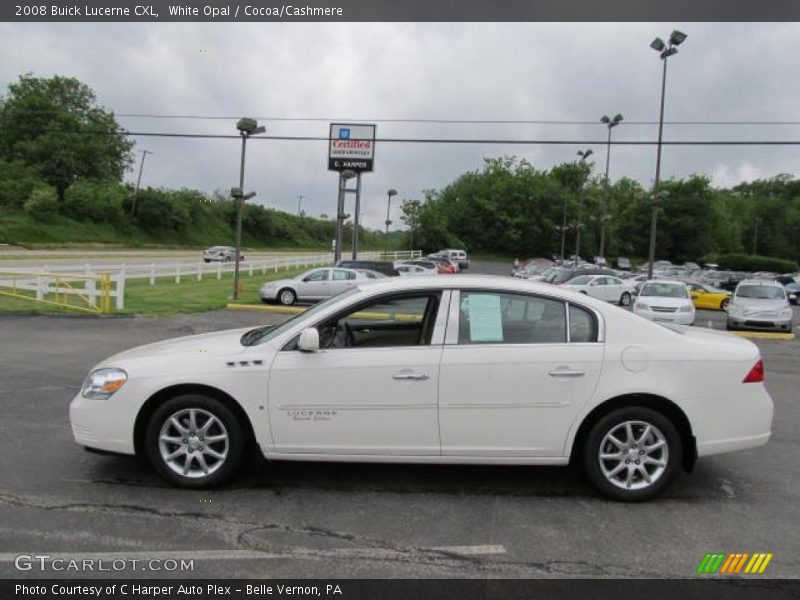 White Opal / Cocoa/Cashmere 2008 Buick Lucerne CXL