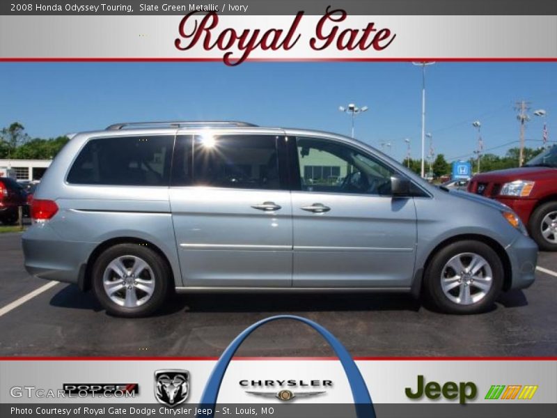 Slate Green Metallic / Ivory 2008 Honda Odyssey Touring