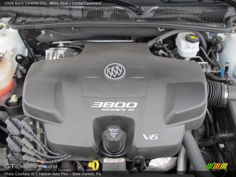 White Opal / Cocoa/Cashmere 2008 Buick Lucerne CXL