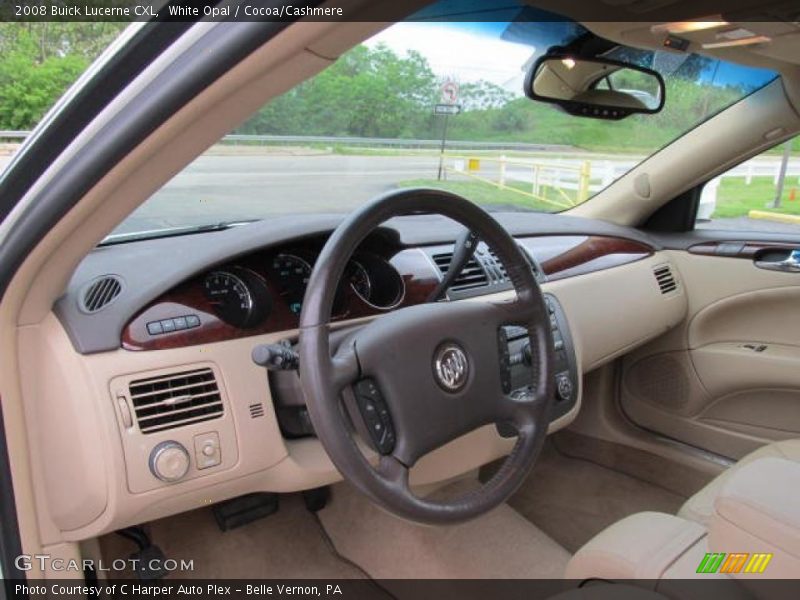 White Opal / Cocoa/Cashmere 2008 Buick Lucerne CXL