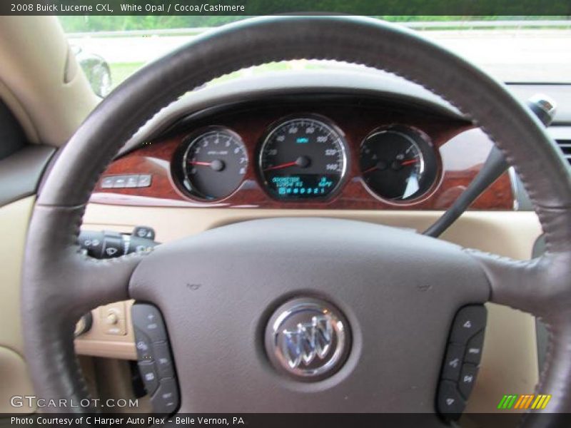 White Opal / Cocoa/Cashmere 2008 Buick Lucerne CXL