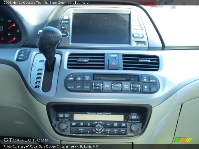 Slate Green Metallic / Ivory 2008 Honda Odyssey Touring