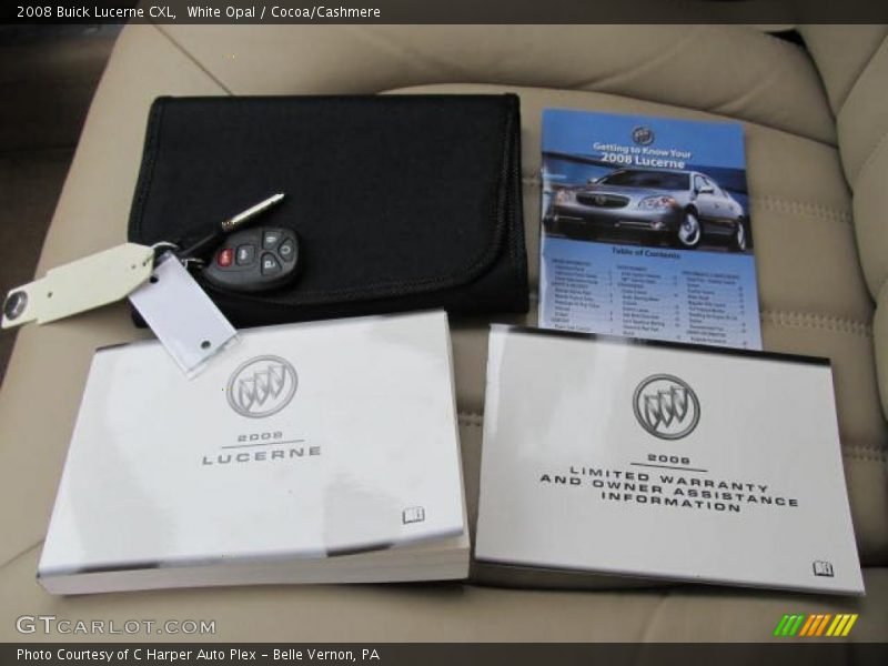 White Opal / Cocoa/Cashmere 2008 Buick Lucerne CXL