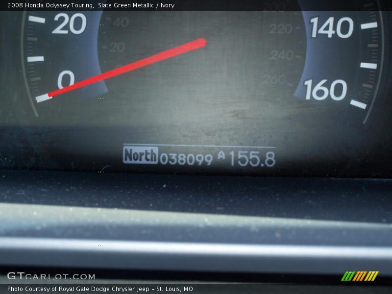 Slate Green Metallic / Ivory 2008 Honda Odyssey Touring