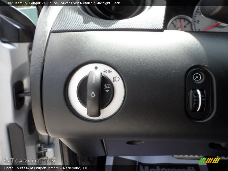 Controls of 2002 Cougar V6 Coupe