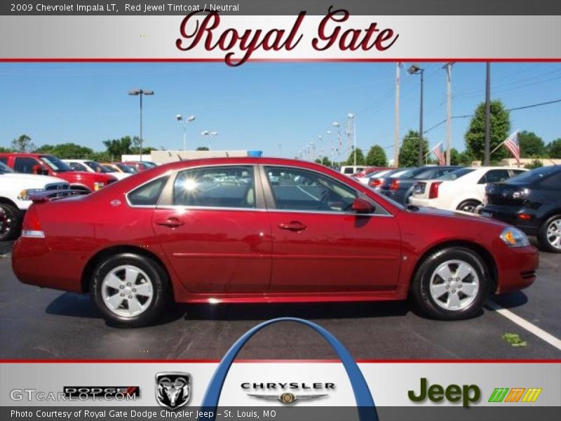 Red Jewel Tintcoat / Neutral 2009 Chevrolet Impala LT