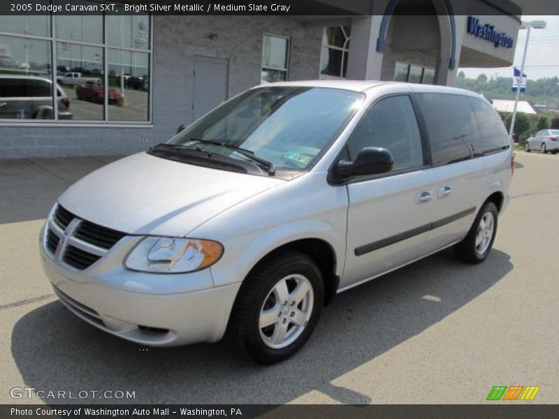 Bright Silver Metallic / Medium Slate Gray 2005 Dodge Caravan SXT