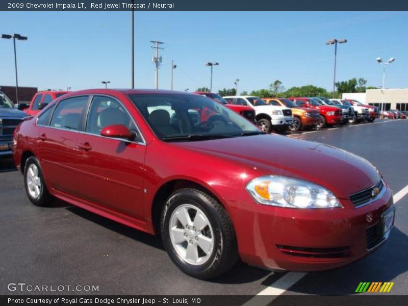 Red Jewel Tintcoat / Neutral 2009 Chevrolet Impala LT