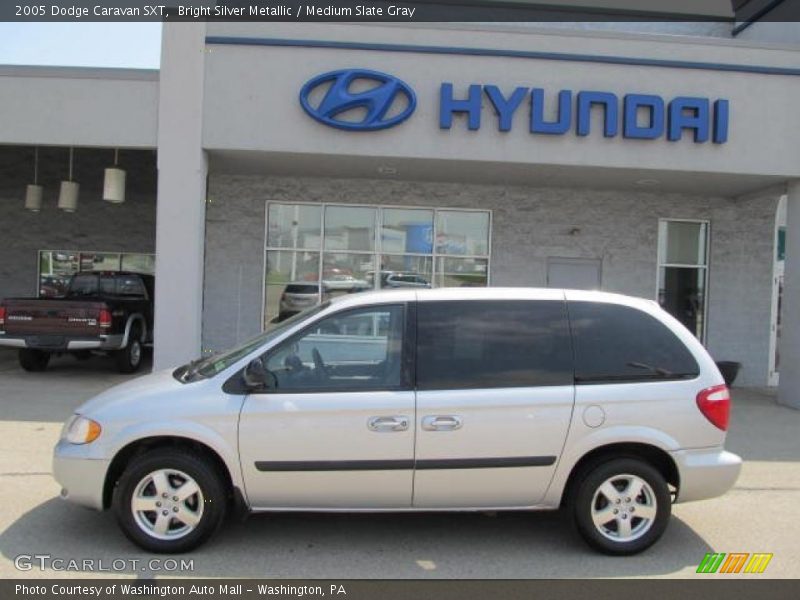 Bright Silver Metallic / Medium Slate Gray 2005 Dodge Caravan SXT