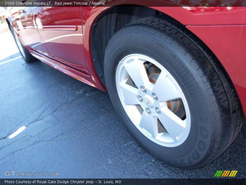 Red Jewel Tintcoat / Neutral 2009 Chevrolet Impala LT