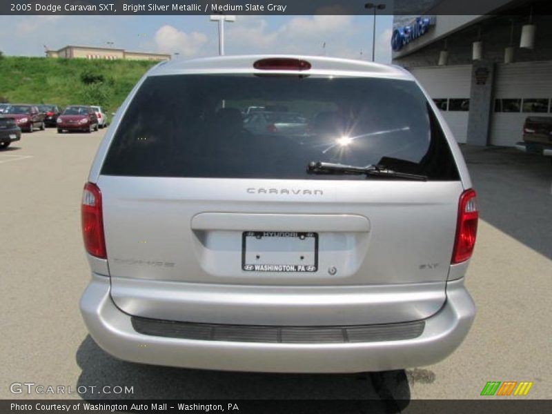 Bright Silver Metallic / Medium Slate Gray 2005 Dodge Caravan SXT
