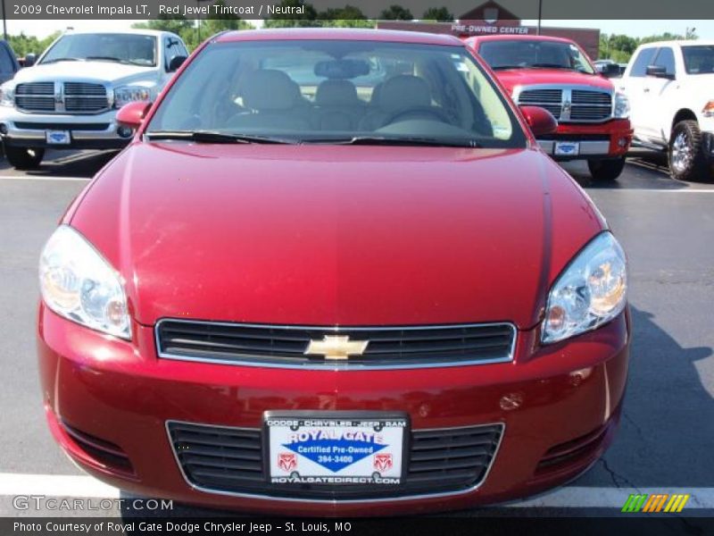 Red Jewel Tintcoat / Neutral 2009 Chevrolet Impala LT