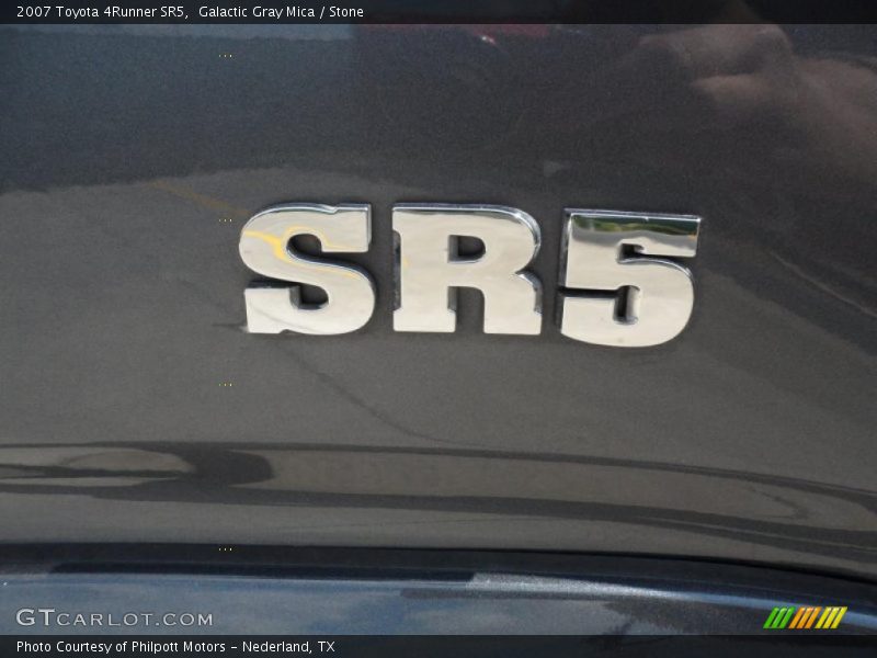 Galactic Gray Mica / Stone 2007 Toyota 4Runner SR5