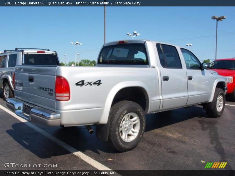  2003 Dakota SLT Quad Cab 4x4 Bright Silver Metallic