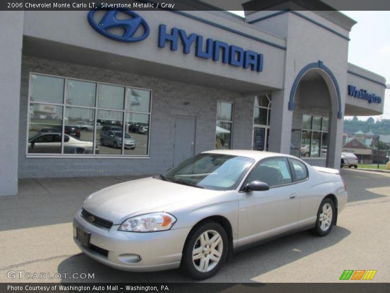 Silverstone Metallic / Gray 2006 Chevrolet Monte Carlo LT