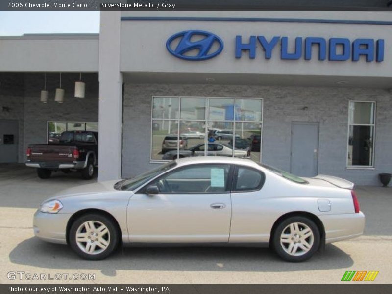 Silverstone Metallic / Gray 2006 Chevrolet Monte Carlo LT