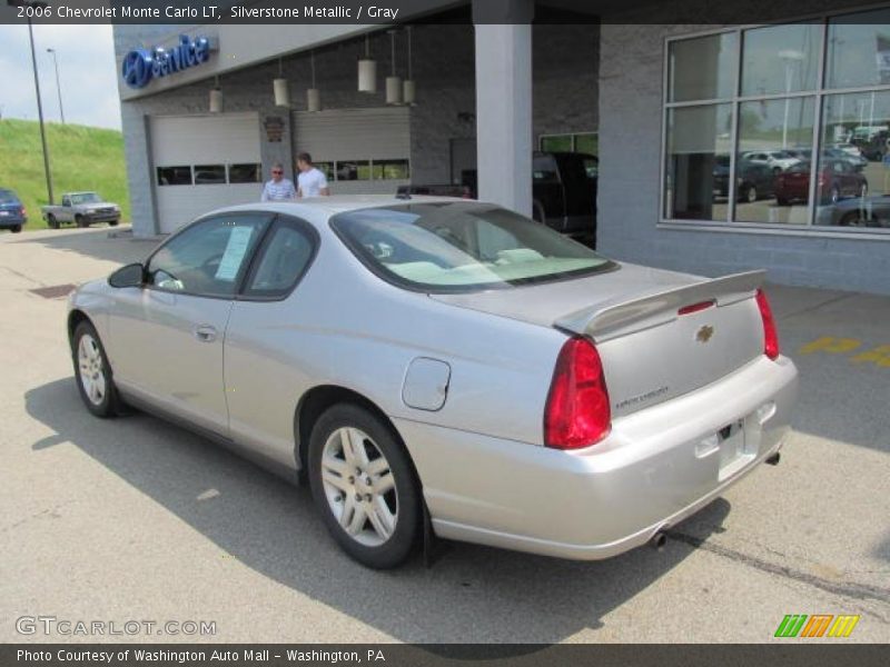 Silverstone Metallic / Gray 2006 Chevrolet Monte Carlo LT