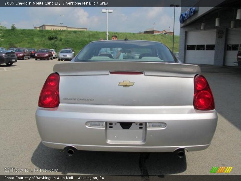 Silverstone Metallic / Gray 2006 Chevrolet Monte Carlo LT