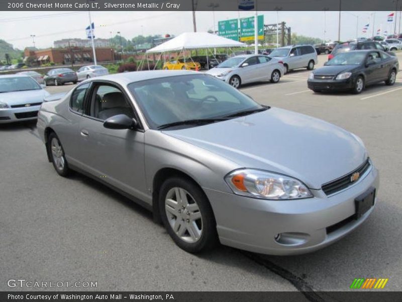 Silverstone Metallic / Gray 2006 Chevrolet Monte Carlo LT