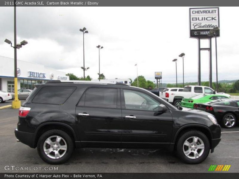Carbon Black Metallic / Ebony 2011 GMC Acadia SLE