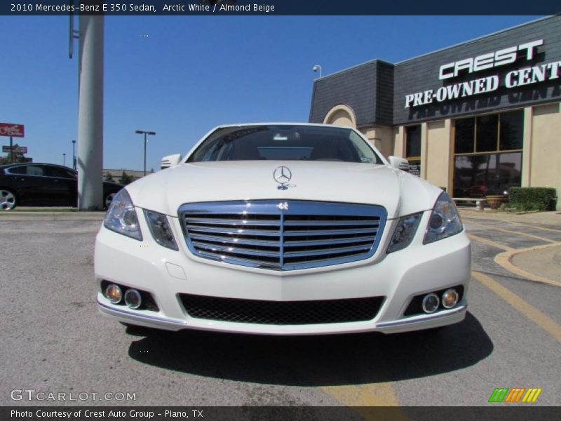 Arctic White / Almond Beige 2010 Mercedes-Benz E 350 Sedan