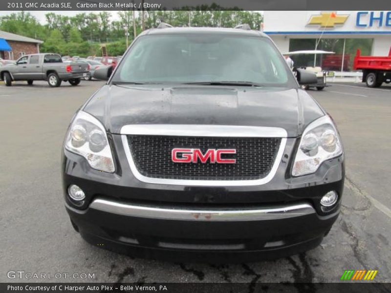 Carbon Black Metallic / Ebony 2011 GMC Acadia SLE