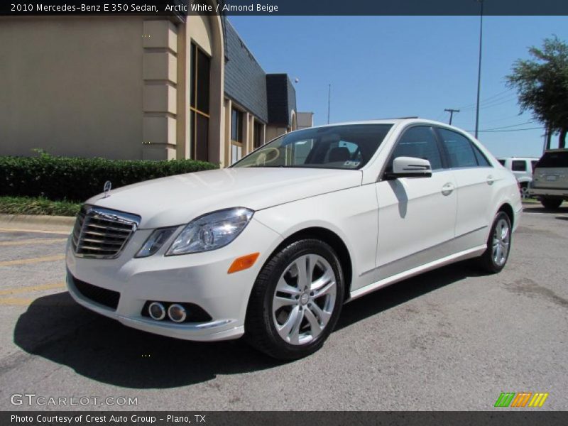 Arctic White / Almond Beige 2010 Mercedes-Benz E 350 Sedan