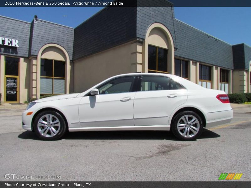 Arctic White / Almond Beige 2010 Mercedes-Benz E 350 Sedan
