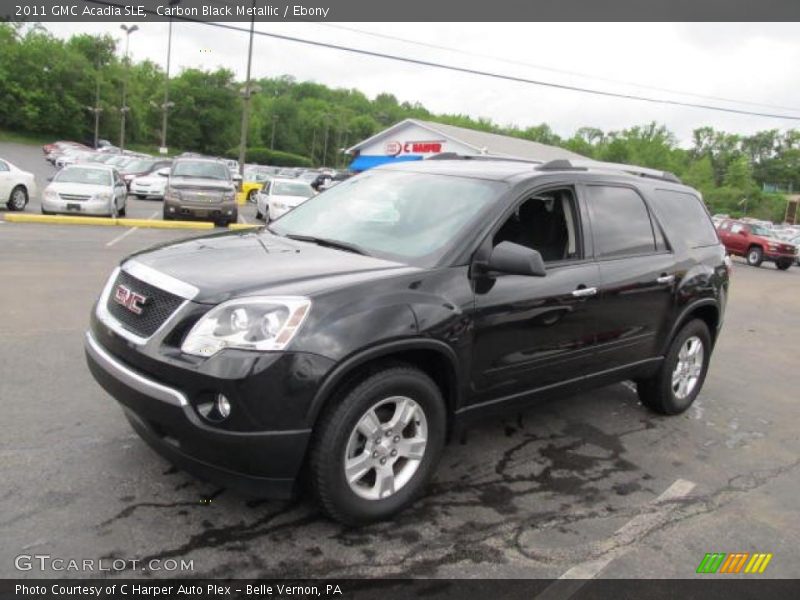 Carbon Black Metallic / Ebony 2011 GMC Acadia SLE