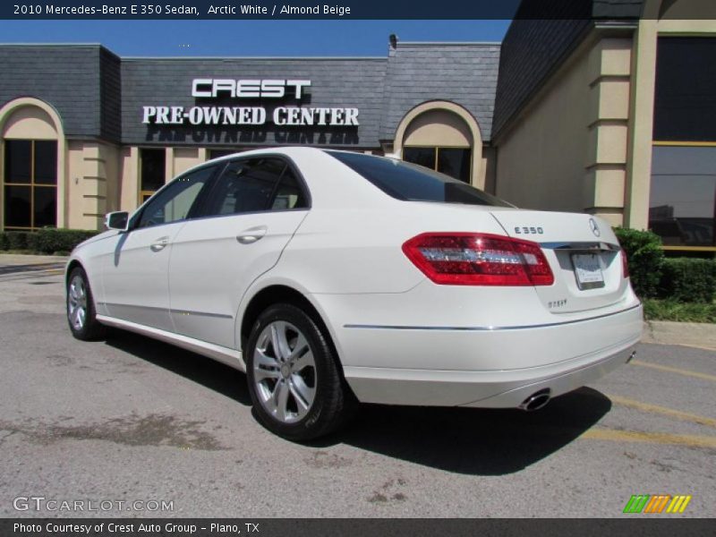 Arctic White / Almond Beige 2010 Mercedes-Benz E 350 Sedan