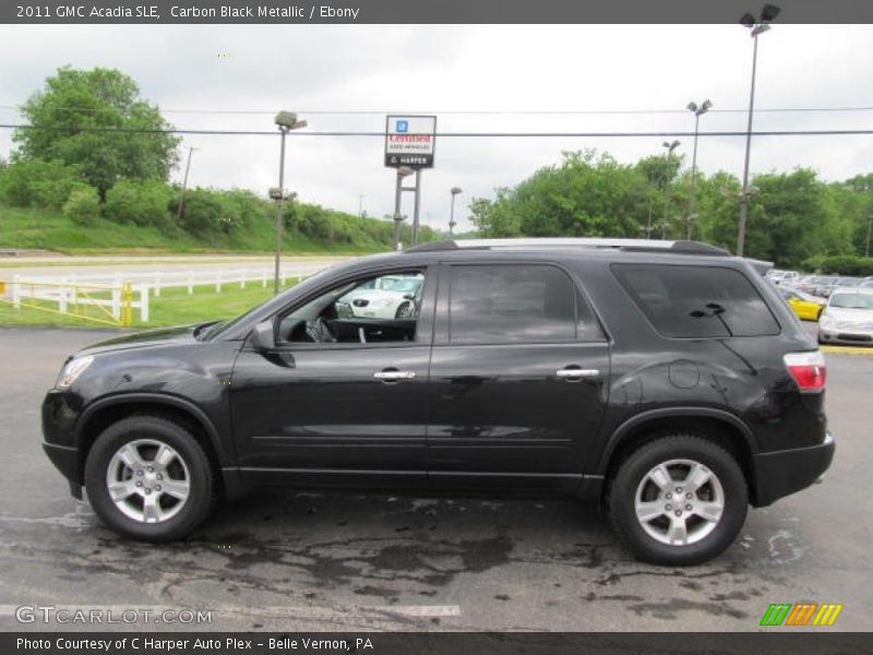 Carbon Black Metallic / Ebony 2011 GMC Acadia SLE