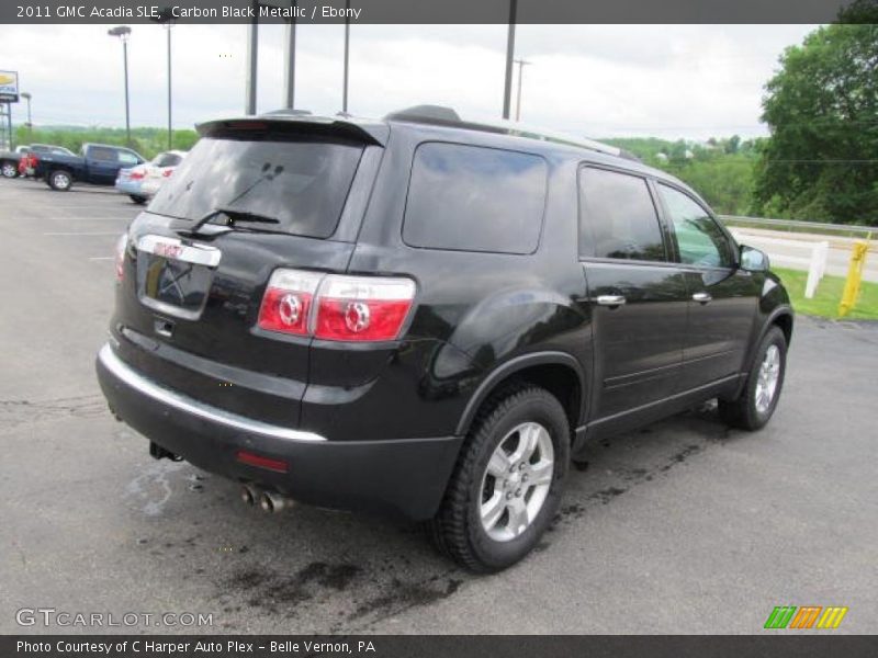 Carbon Black Metallic / Ebony 2011 GMC Acadia SLE