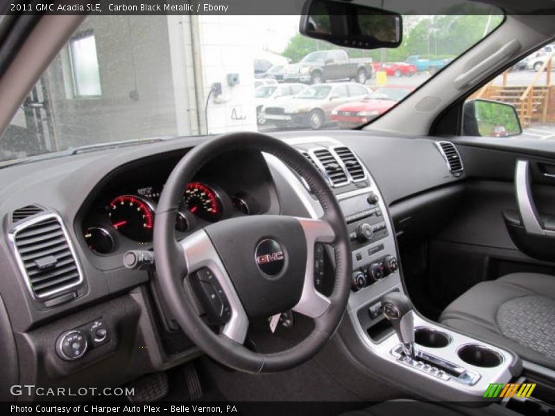 Carbon Black Metallic / Ebony 2011 GMC Acadia SLE