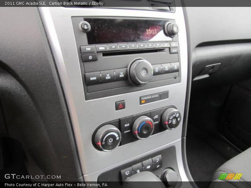 Carbon Black Metallic / Ebony 2011 GMC Acadia SLE